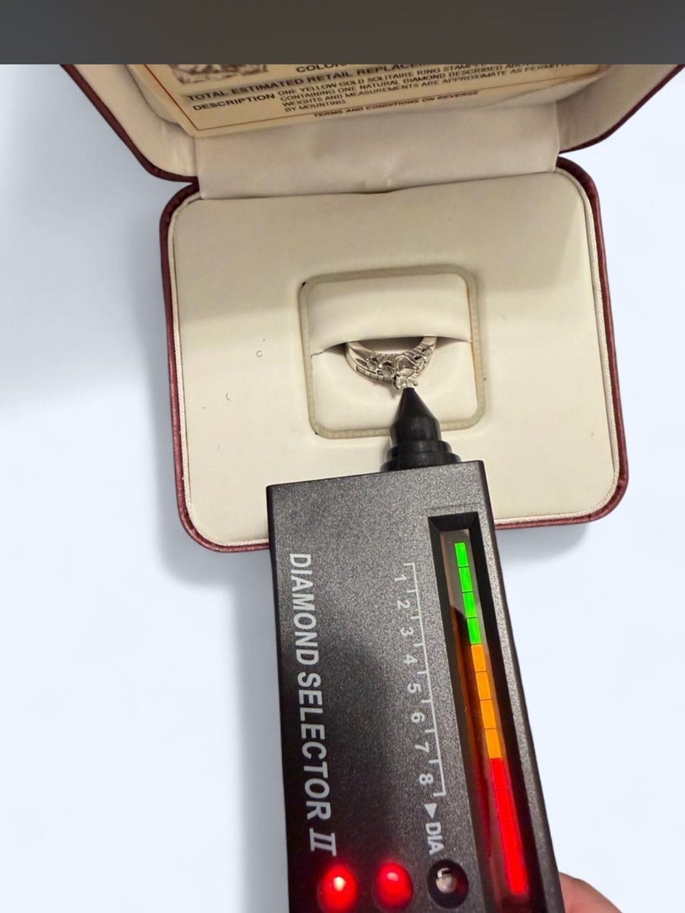 Diamond Bridal set with certificate of authenticity